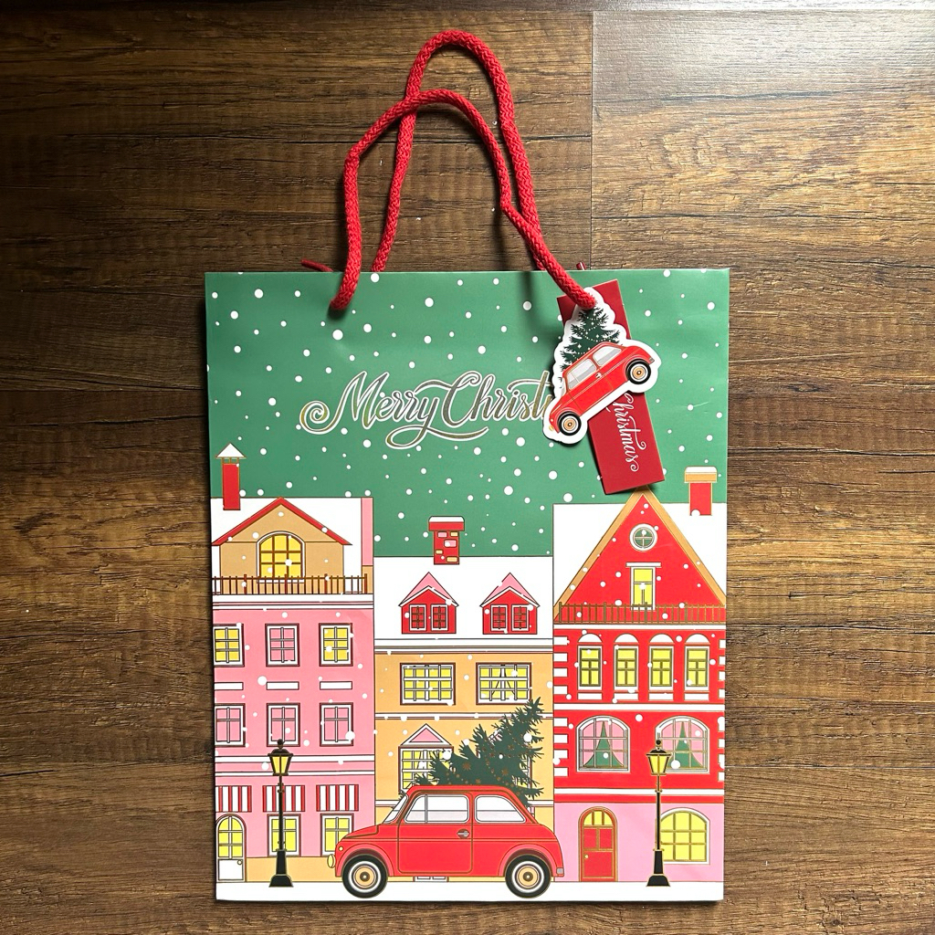 PAPER BAG CHRISTMAS NATAL PAPER BAG HAMPERS NATAL