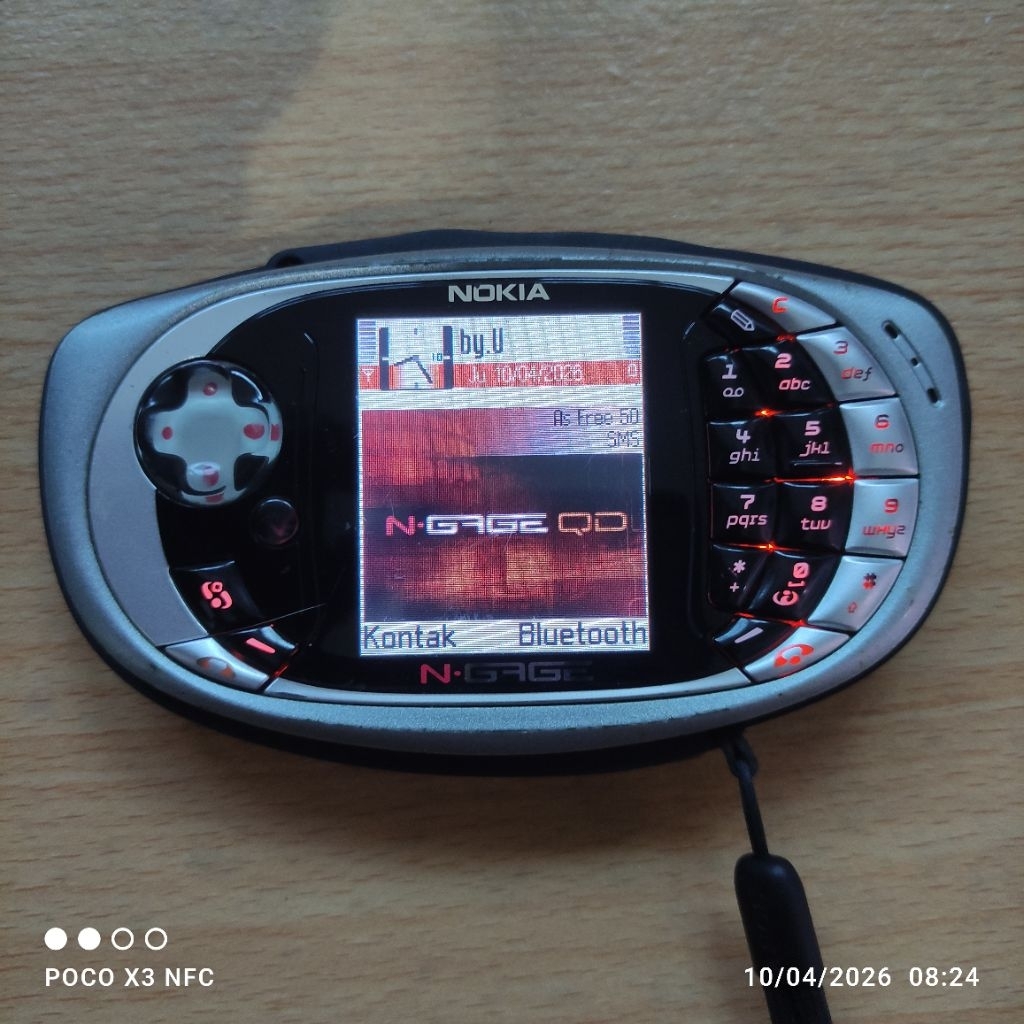 Nokia N-gage QD Silver original langka
