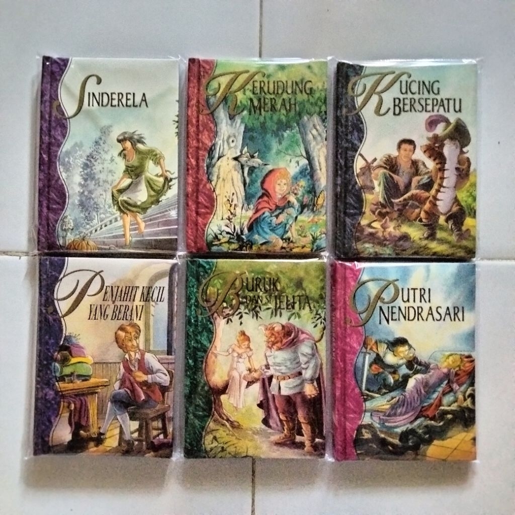 Paket Pustaka Kisah- kisah Klasik - Buku Saku Fullcolor Hardcover - 6 Edisi