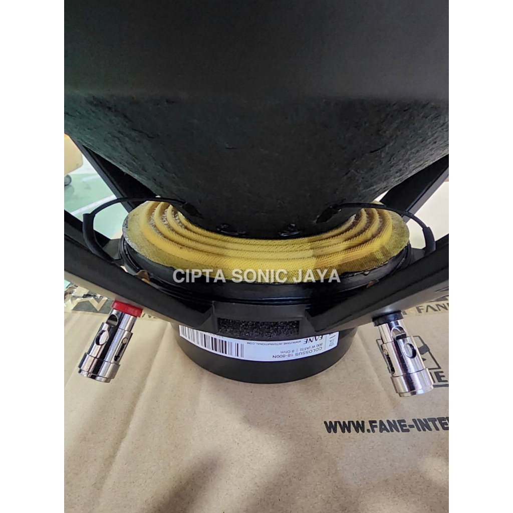 Subwofer Speaker 18 inch FANE Colossus 18-800N / 18800N Original Neodymium Magnet