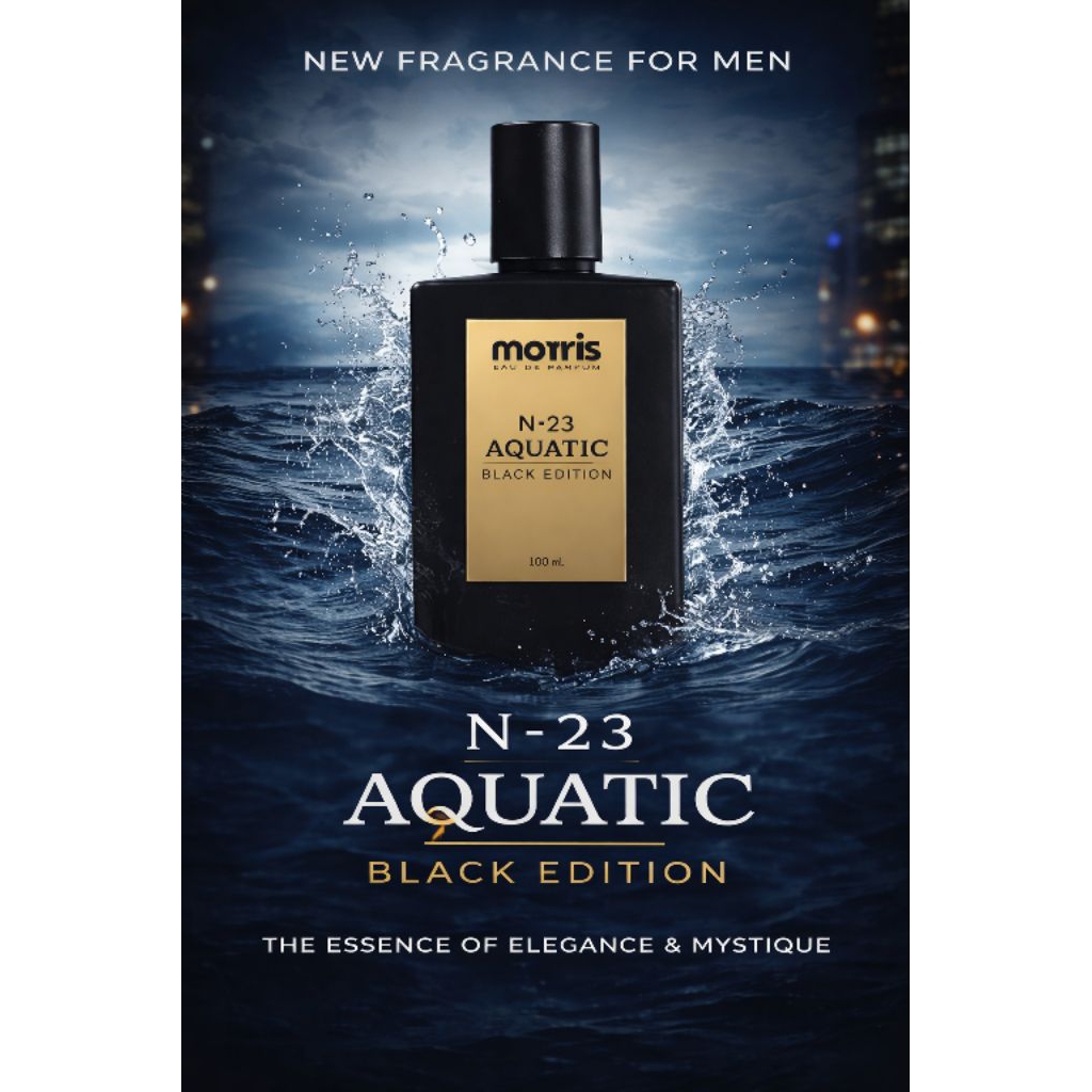 Parfum Morris Aquatic black edition