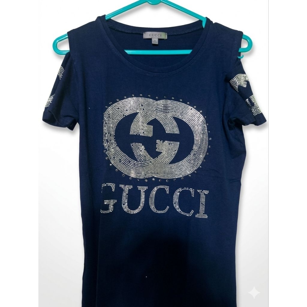 Kaos Wanita Biru Dongker