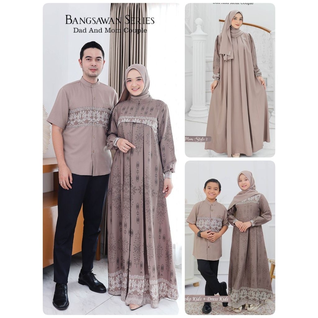[READY-STOK CHAT DULU] Sarimbit Keluarga Bangsawan Sarimbit Series by Leenara