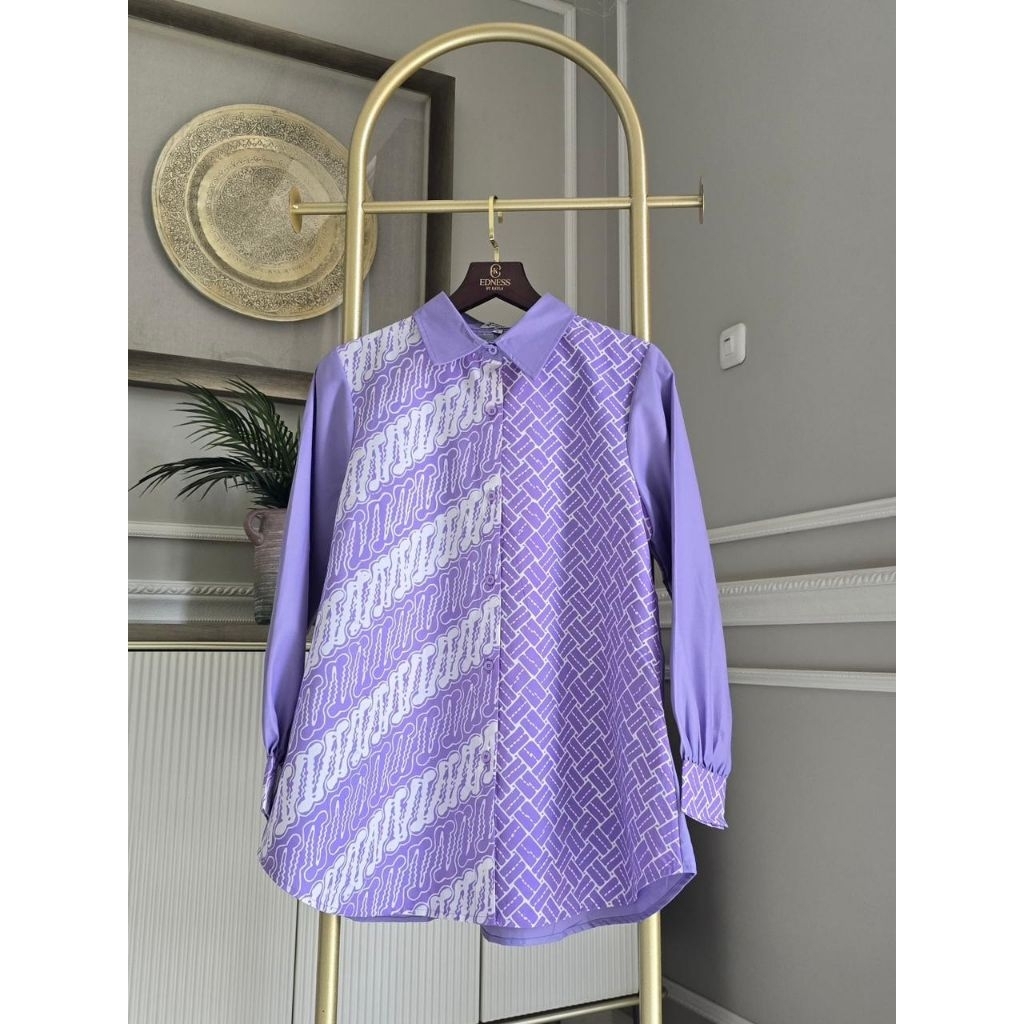 Kimmy Kemeja Edness kayla|| Kemaja wanita||Atasan Wanita || Batik || Baju kerja