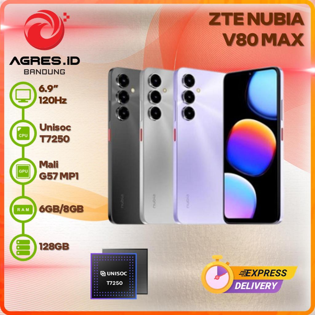 ZTE NUBIA V80 MAX 6GB/8GB 128GB GARANSI RESMI INDONESIA