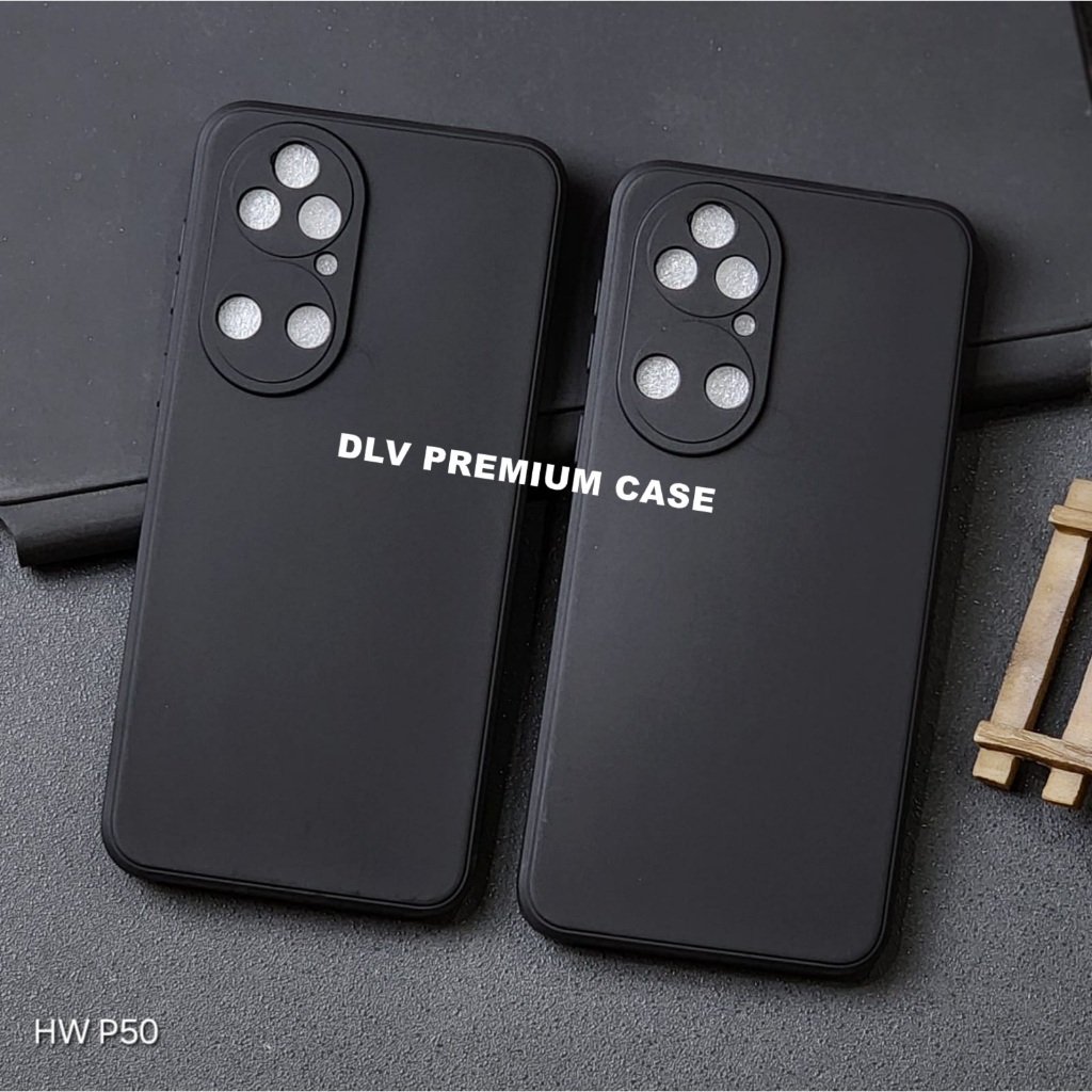 HUAWEI P50 HUAWEI P50 PRO MACARON BLACK PREMIUM  SOFT CASE BLACK HUAWEI P50 HUAWEI P50 PRO MSB