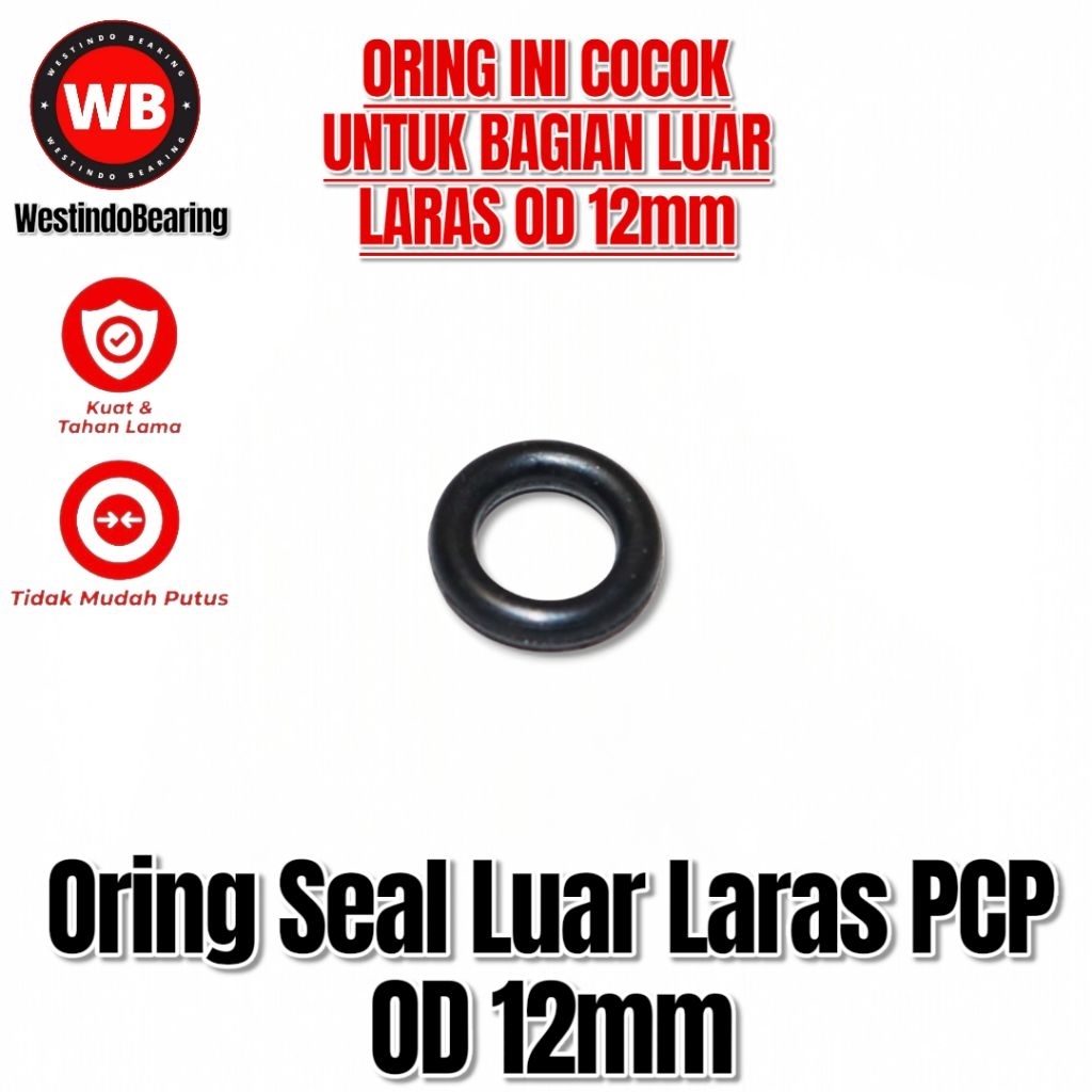 Oring Seal Luar PCP OD 12mm O ring Tebal