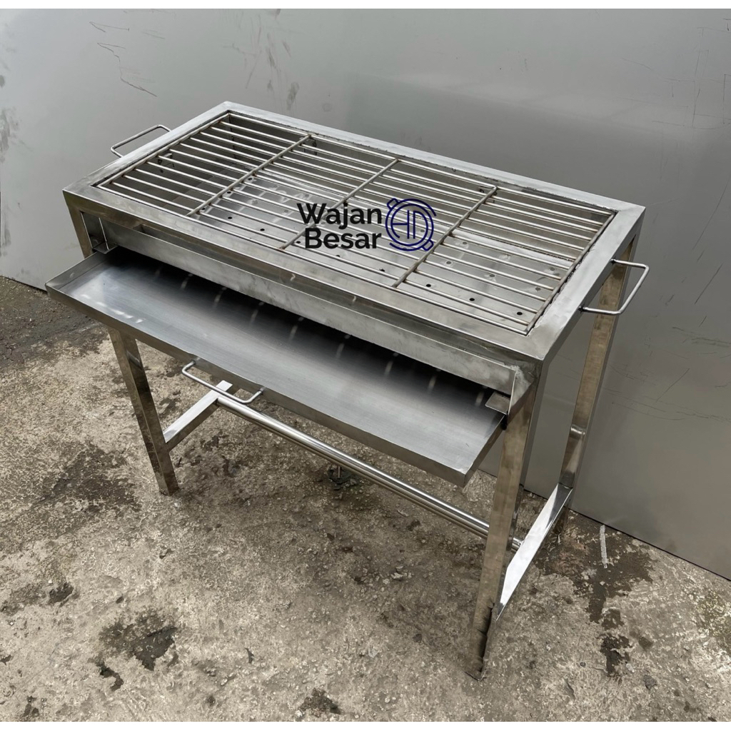 Panggangan Arang Stainless Grill BBQ