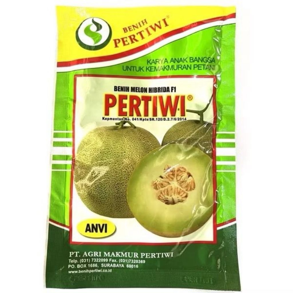 Benih / bibit Melon Hibrida PERTIWI F1 600 butir original