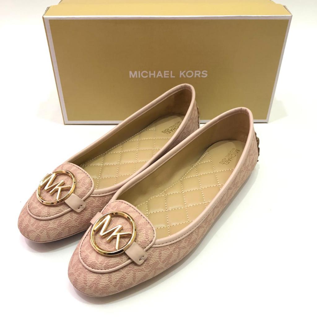 Michael Kors Lillie Flat Shoes in Signature Pink