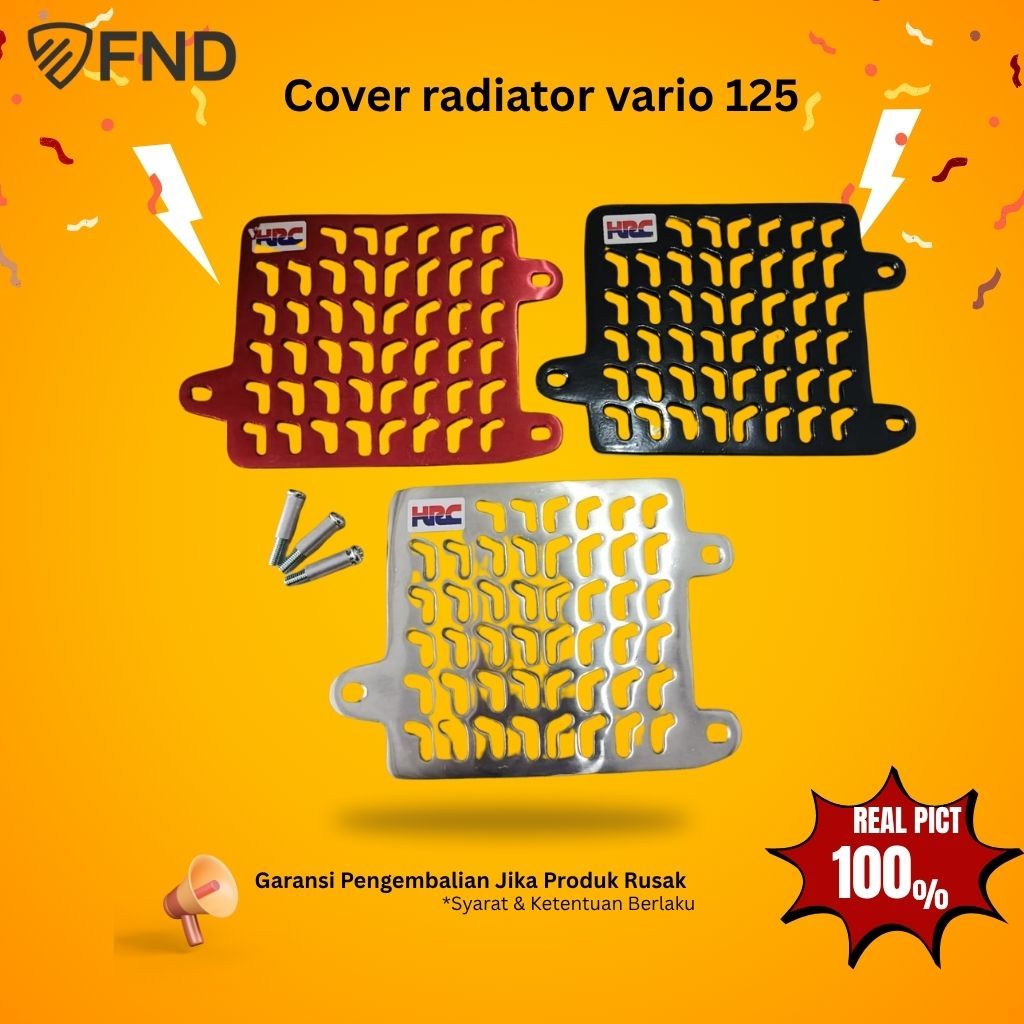 Cover tutup radiator copy hrc for Vario 125/150 / cover tutup radiator PCX variasi / cover tutup rad