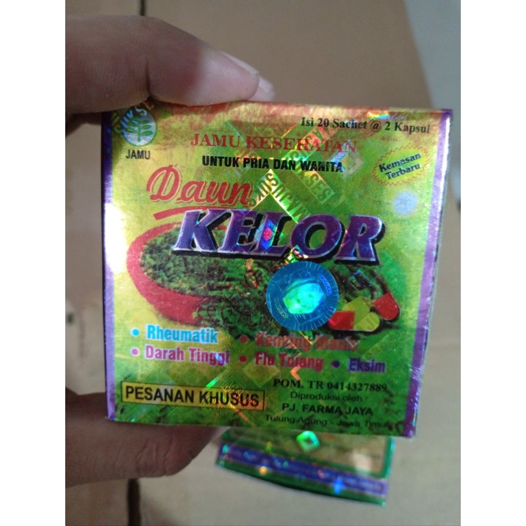 daun kelor kapsul ori