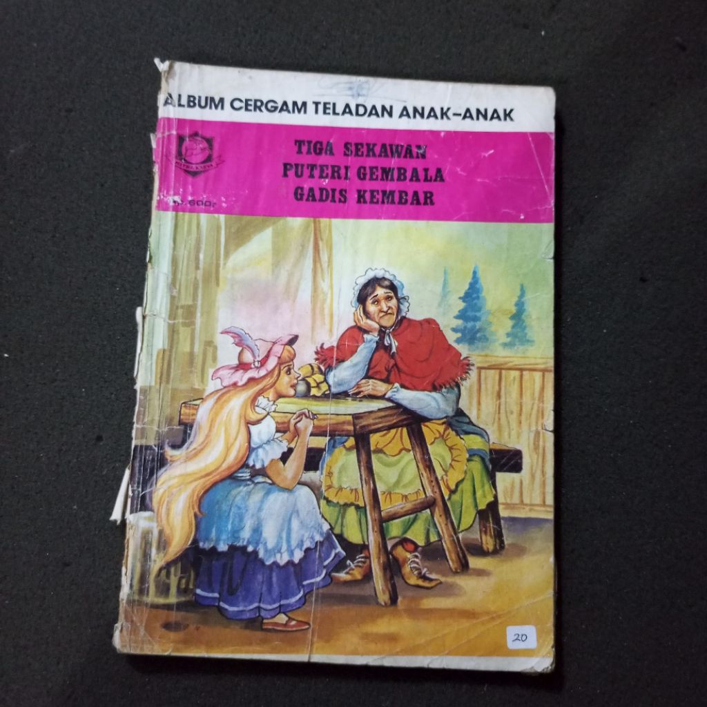 Buku Cerita Anak Bergambar / Album Cergam Teladan Anak-Anak / Indonesia Vintage