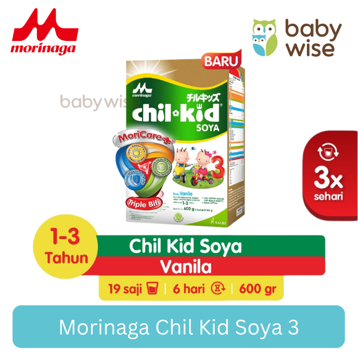 Morinaga Chil Kid Soya 3 Susu Formula 1-3 Tahun - Susu Anak