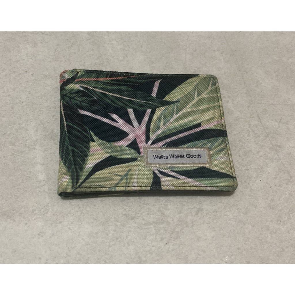 Wallts Wallet Goods Dompet Pria/Wanita Motif Leaf - Tipis - Slim Wallet - Preloved