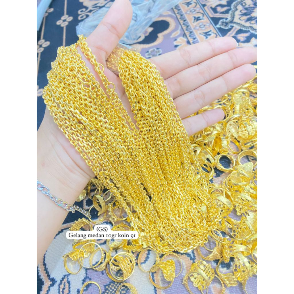 Kalung medan 10gram koin91