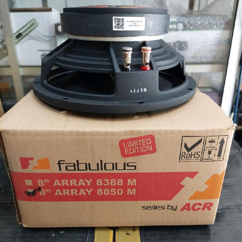 speaker ACR 8 inch array ACR Fabulous 8850 M ACR 8850M original limited edition ORIGINAL SINAR BAJA