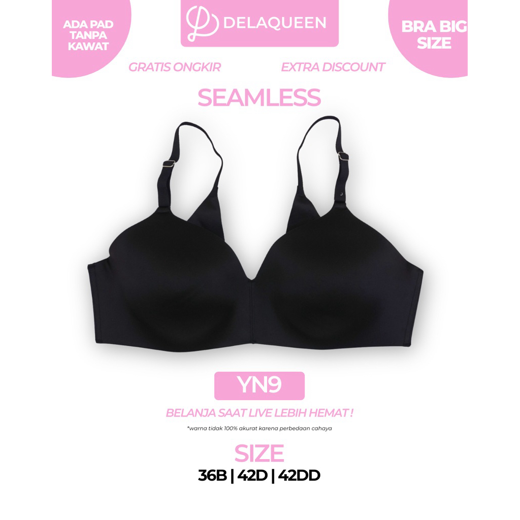Delaqueen | Bra Big Size Bra Jumbo 38B 42D 42DD YN9