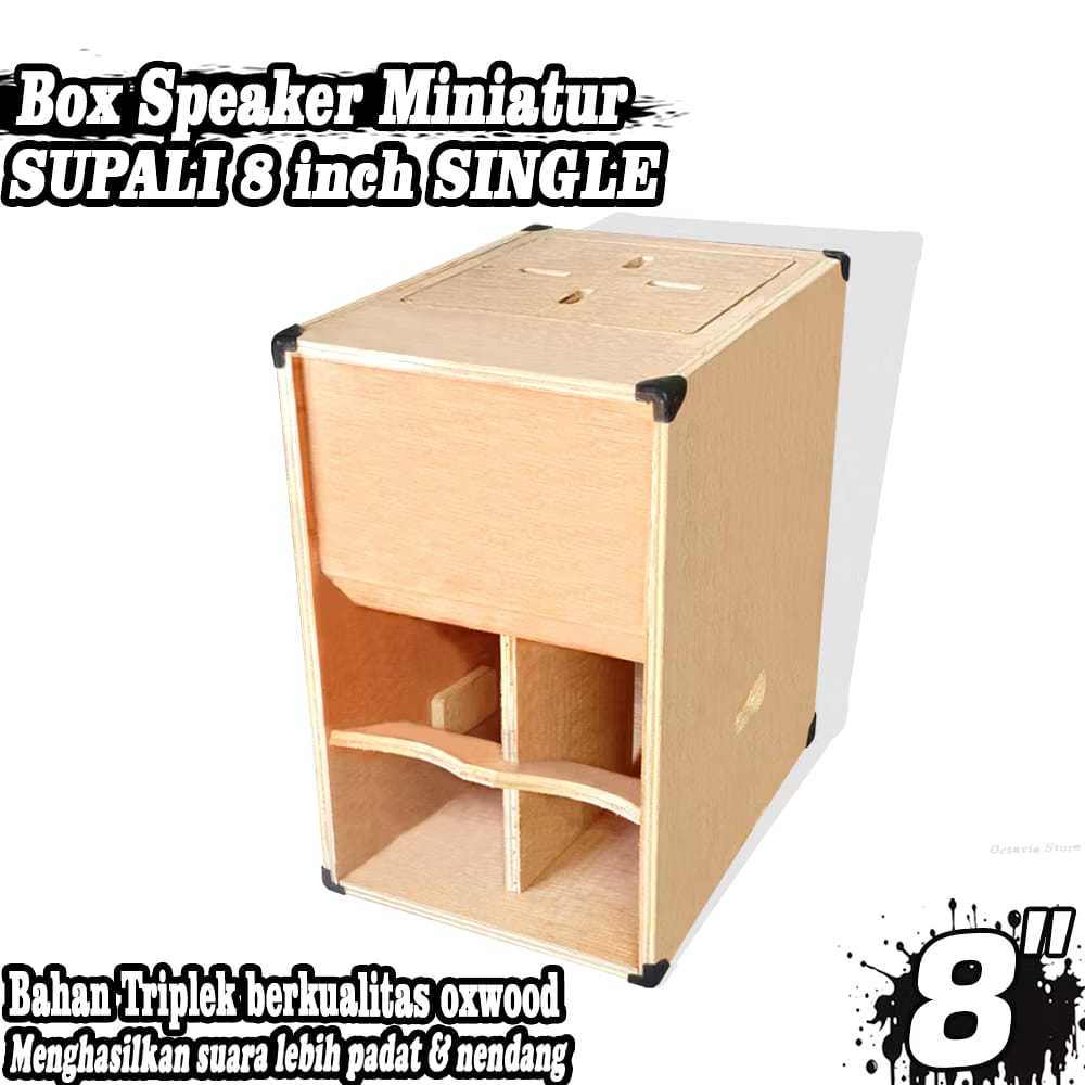 Box Speaker Miniatur SUPALI 8 Inch