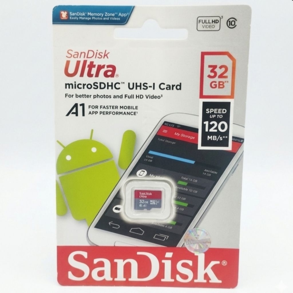 MEMORI CARD SANDISK ULTRA 32GB ORIGINAL