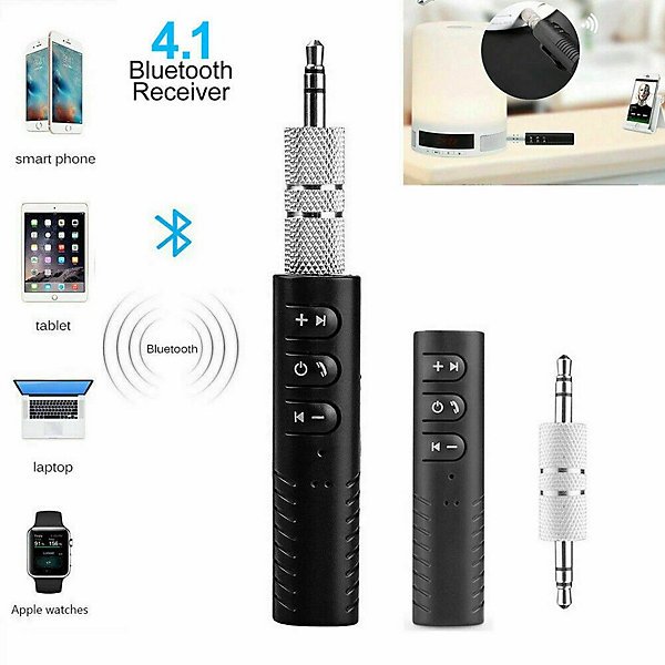 Bluetooth Audio Jack 3.5mm Receiver Hands Free Jack 3.5mm Bluetooth Audio Untuk Mobil Dan Speaker Ak