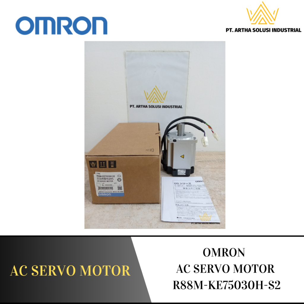 OMRON AC SERVO MOTOR R88M-KE75030H-S2