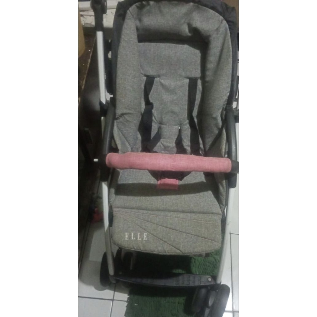PL stroler bayi merk elle, masih bagus, roda bersih