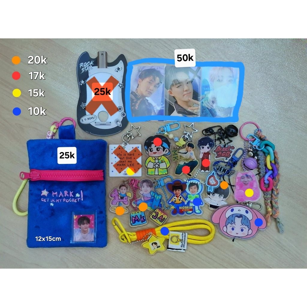 Photocard Keychain Pouch jeno mark NCT DREAM nomin keyring tds2 tc 2baddies glitch mode