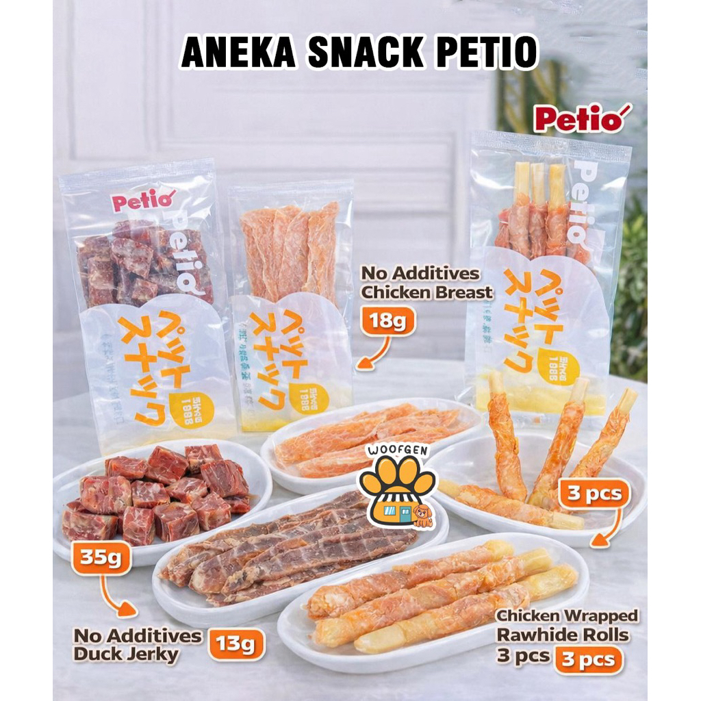 snack anjing import jepang Petio Premium Dog Snack – Aneka Varian