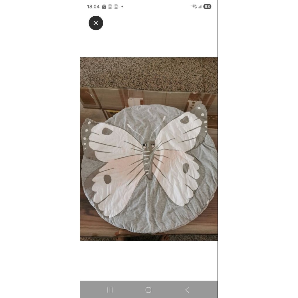 playmat butterfly preloved