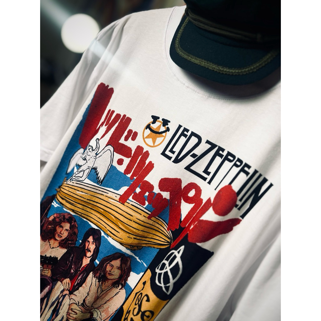 Kaos Band “LED ZEPPELIN” | Kaos Lengan Pendek | Bootleg Tee | Vintage T-shirt | Original Artwork | C