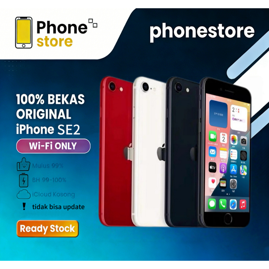 Phonestore IPhone SE2 Mini WIFI ONLY Game/Live 64GB 128GB Bekas Second Original Mulus Fullset