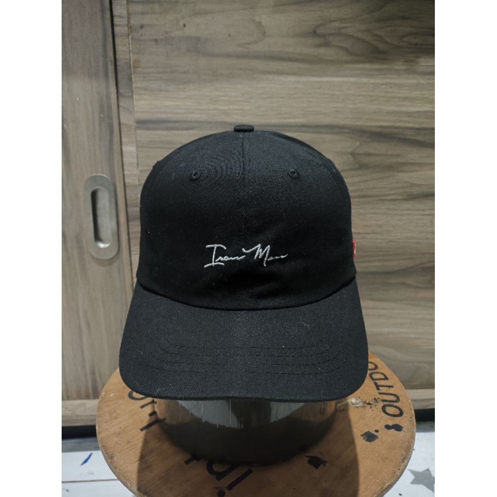 Iron man topi Marvel iron man setelan besi embos minus visor retak