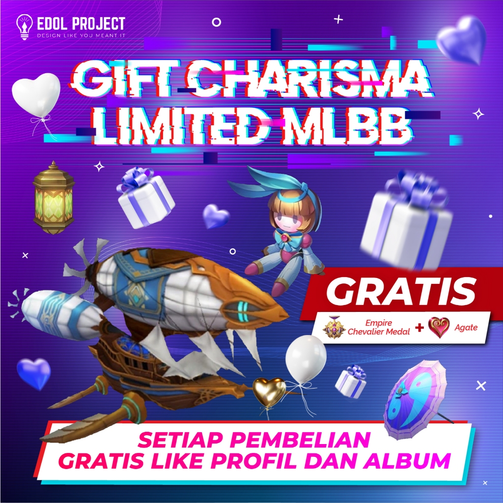Jual Charisma Gratis Like Profil+Album