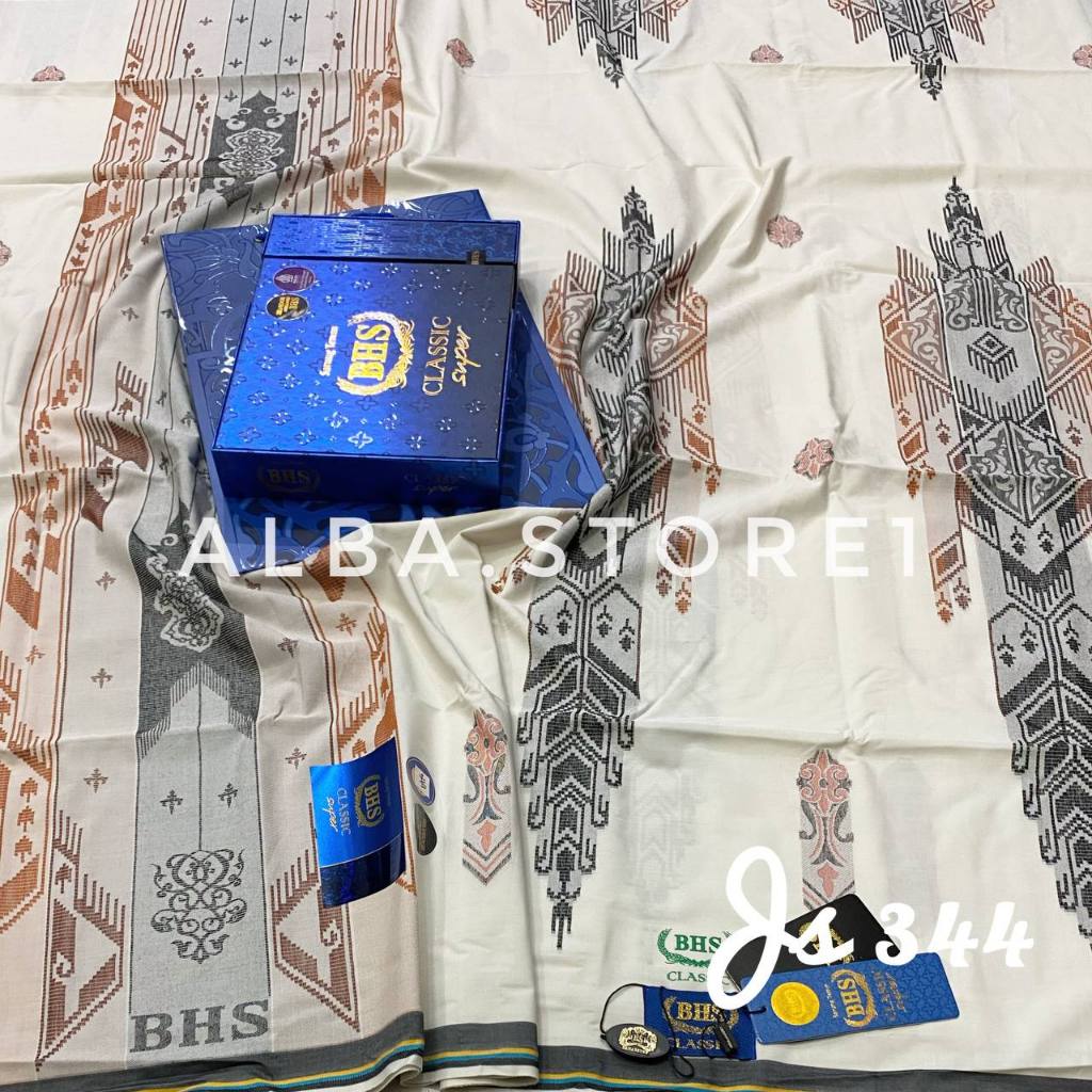 Sarung BHS CLASSIC Jacquard Songket JGL JGN JGO JGC JGE JSK BRL Gold Silver Original Official BHS Cl