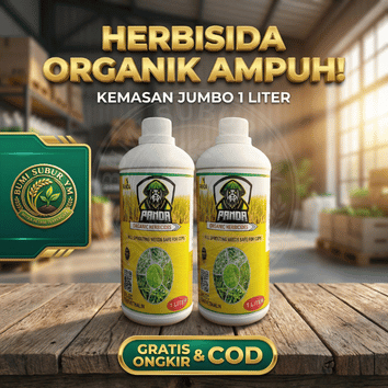 PANDA 1000ML 1L Herbisida Pratumbuh Obat Pembasmi Biji Gulma Rumput Liar Padi Bawang Merah Aman