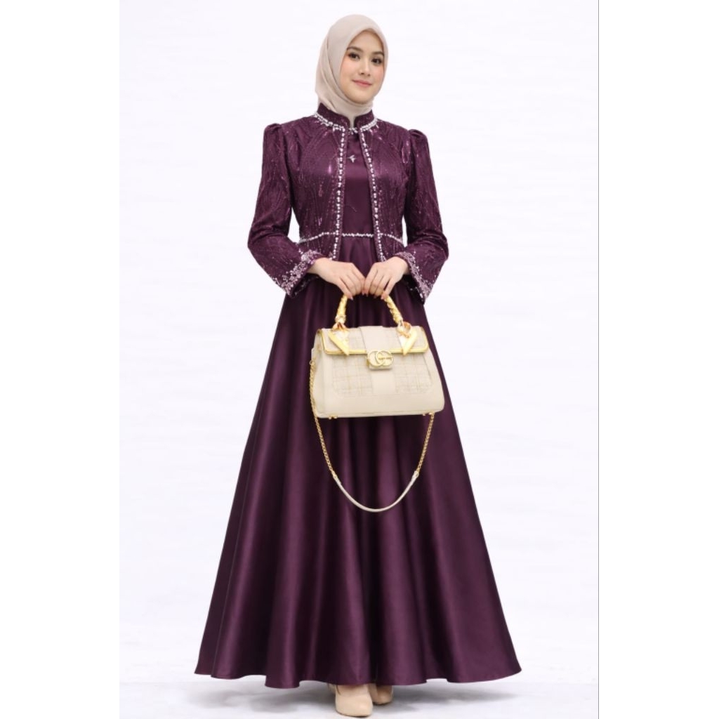 dres mewah rompi dres mewah kondangan gamis rompi mewah gamis elegan dres elegan