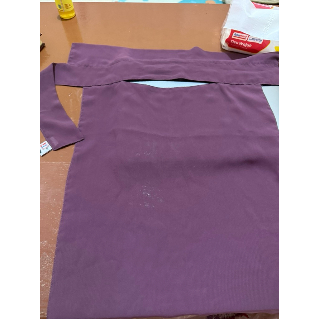 (preloved) niqab poni sifon arab RJA
