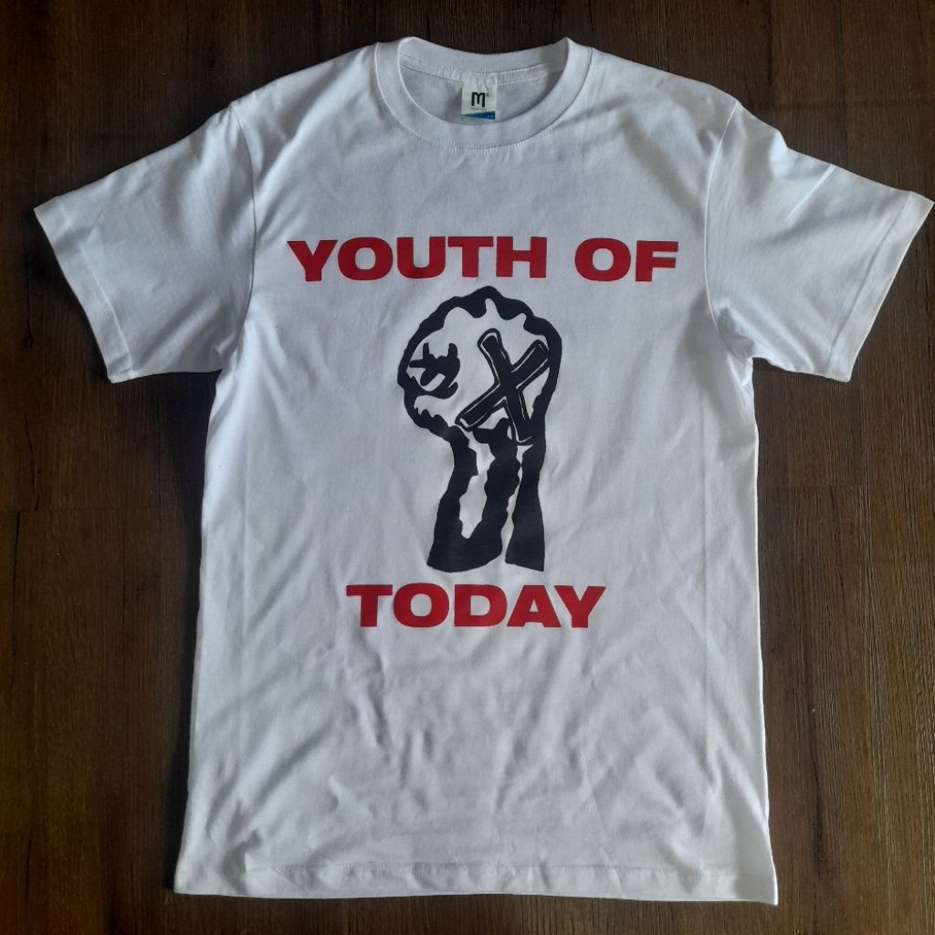 T-Shirt YOUTH OF TODAY - Break Down The Walls ( white ) kaos band/bootleg