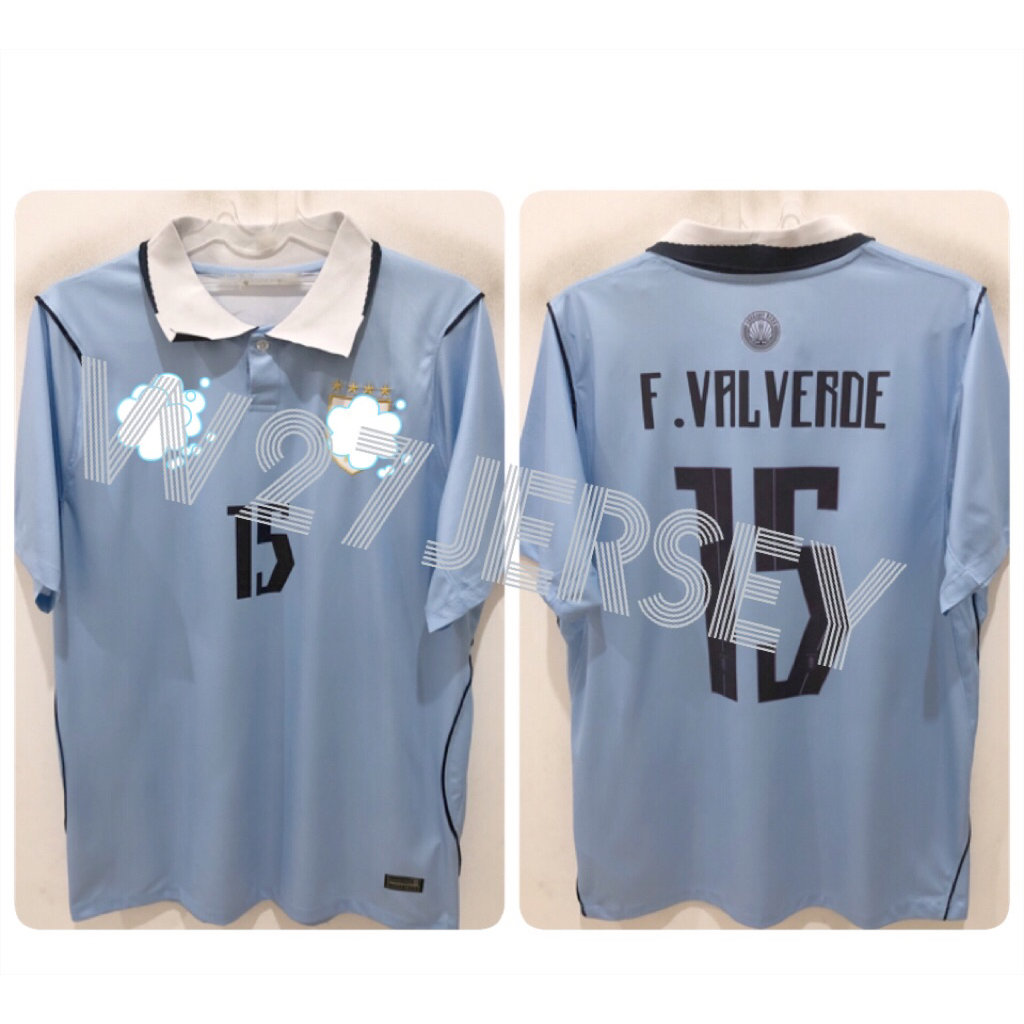 JERSEY URUGUAY HOME 2026 name player Valverde