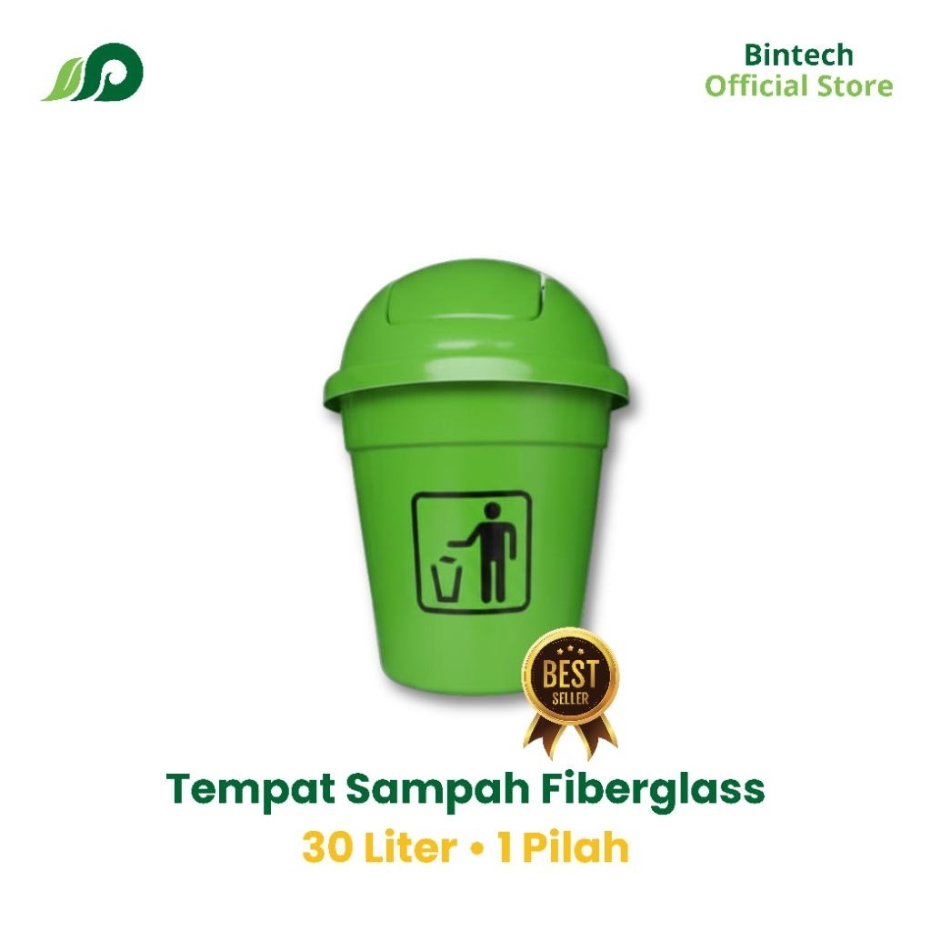Tempat sampah 30 liter,tempat sampah fiberglass,