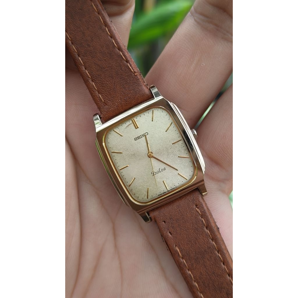 Jam Seiko Dolce Tank Tungsten Keramik Original Murah