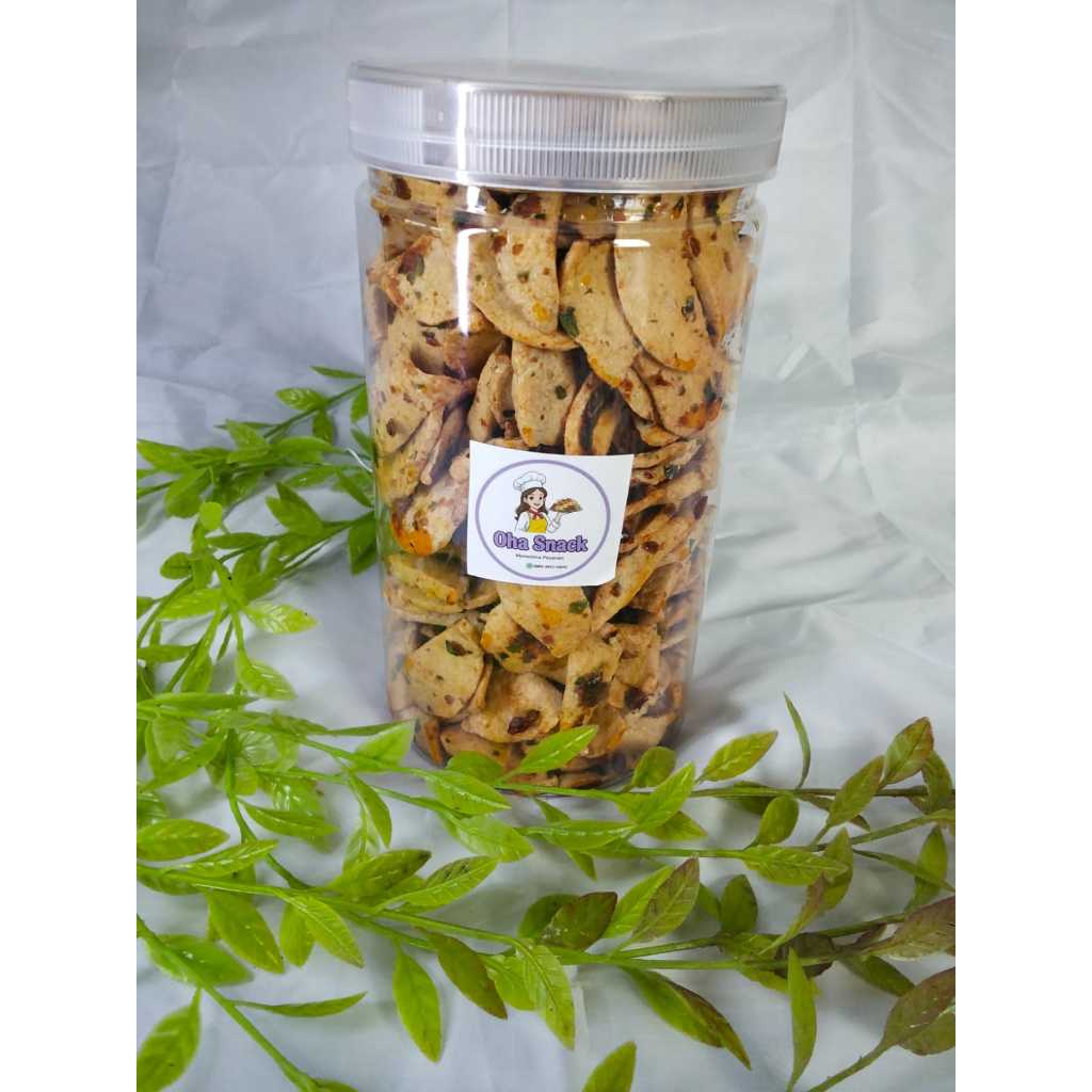 (Basreng_Ceria) Cemilan Pedas Basreng, Makaroni , Krupuk Seblak toples 1000ml