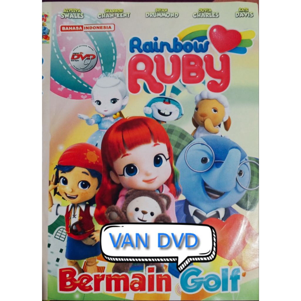 Kaset Koleksi Kartun Anak Rainbow Ruby Bermain Golf