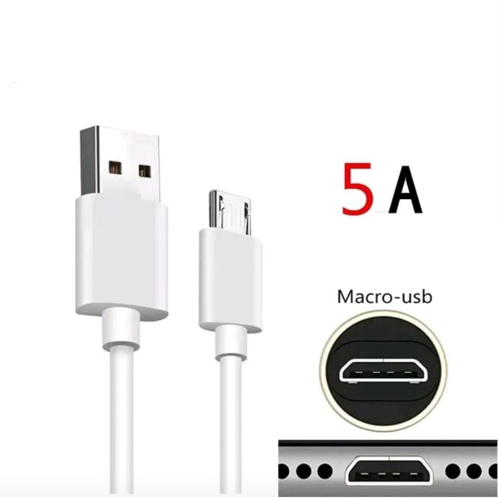 Cable Data USB-A To Micro USB 5A Fast Charging Qualcomm 2.0”