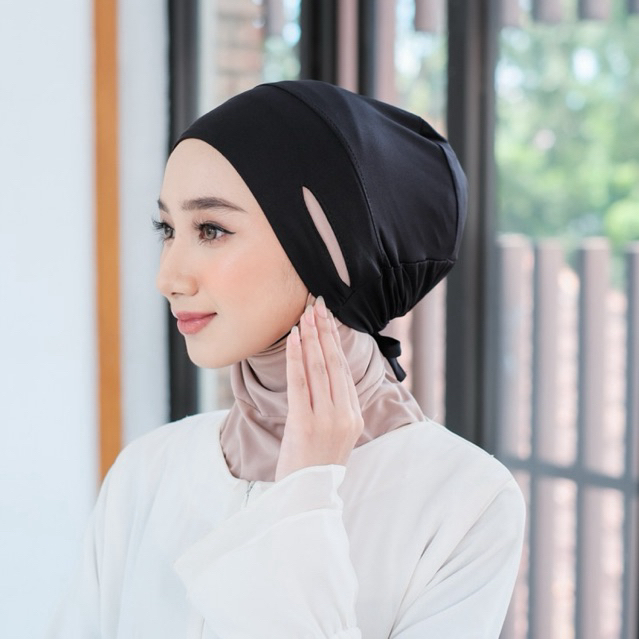 Inner Airish - Ciput lubang telinga nyaman dengan tali belakang