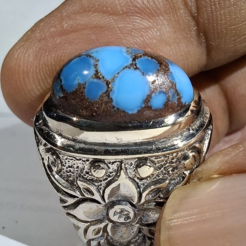PIRUS MESIR BIRU GRADASI EST DIM 16,5x11x9 RING 7