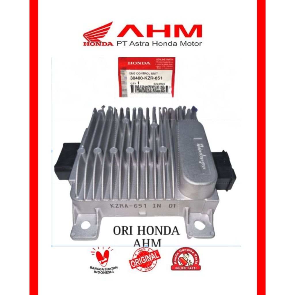 30400-KZR-651 Ecm ecu eng control unit vario 125 cbs old vario 125 techno lama  non iss ori Honda