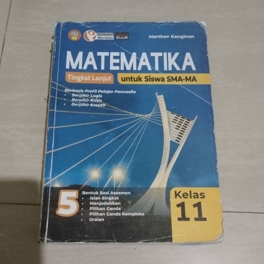 BUKU ORI BUKU MATEMATIKA TINGKAT LANJUT SMA KELAS XI/2/11 PENERBIT YRAMA WIDYA KURIKULUM MERDEKA