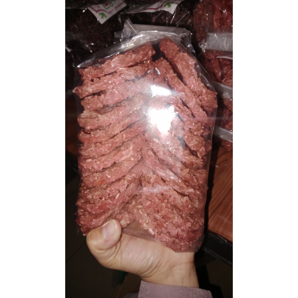 rengginang mentah terasi/ketan hitam khas Bandung